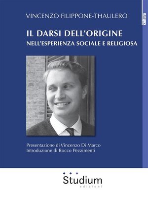 cover image of Il darsi dell'origine nell'esperienza sociale e religiosa